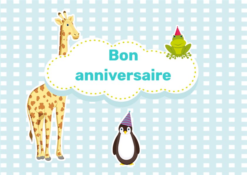 Anniversaire zoo