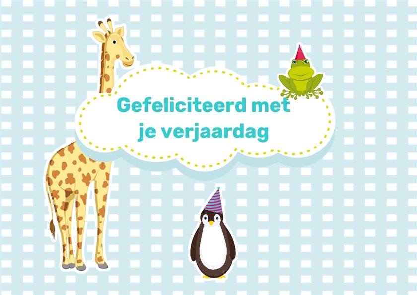 Verjaardag in de dierentuin