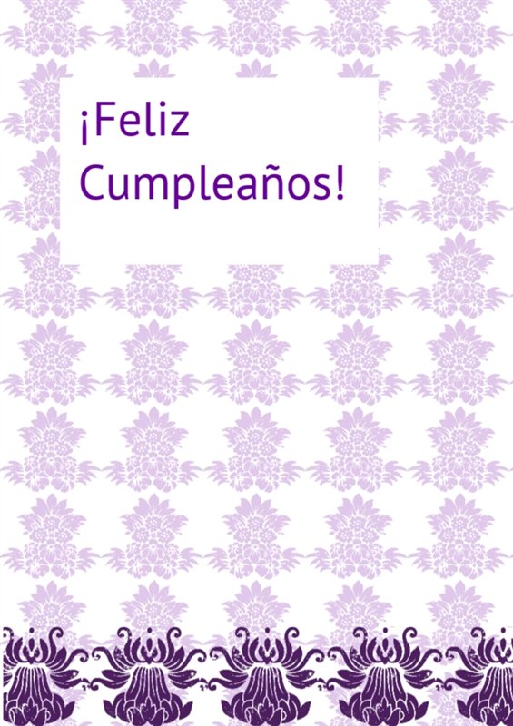 Estampado de Celebración