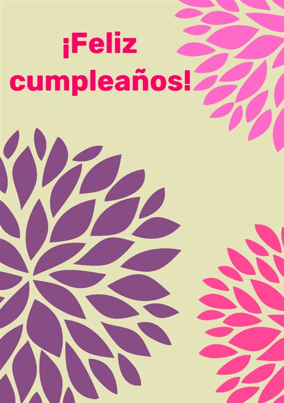 Cumpleaños Contemporáneo