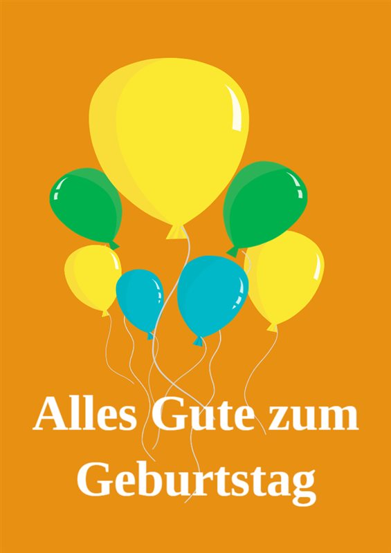 Geburtstagsballons