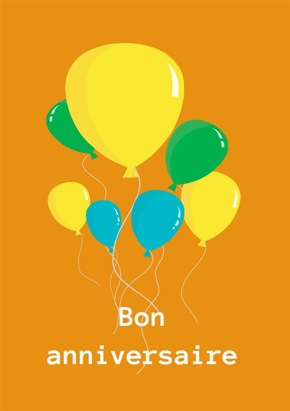 Ballons d’anniversaire