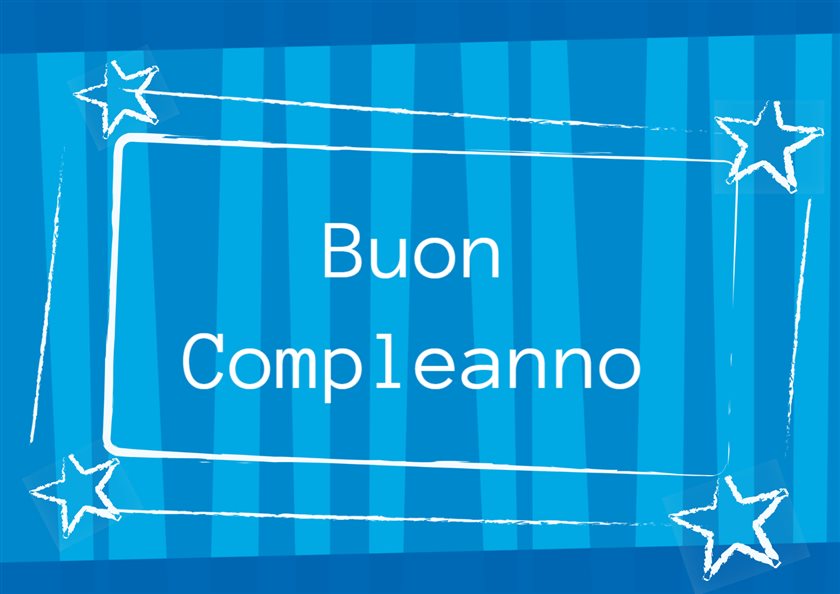 Buon compleanno