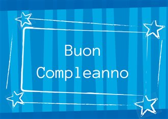 Buon compleanno