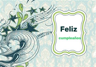 Tarjetas e invitaciones imprimibles gratis - Olas y estrellas | Brother Creative Center
