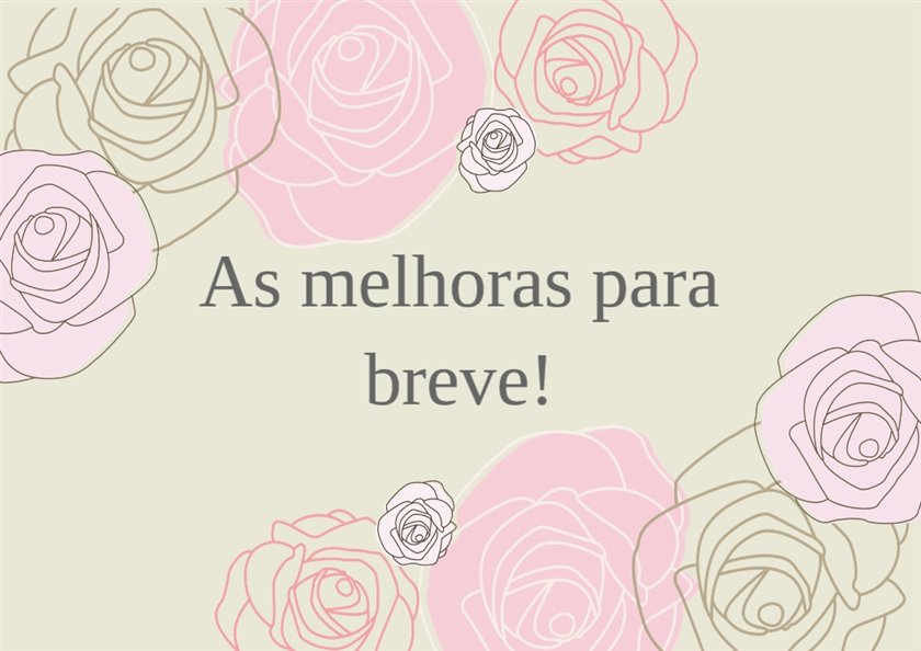 Melhoras com flores