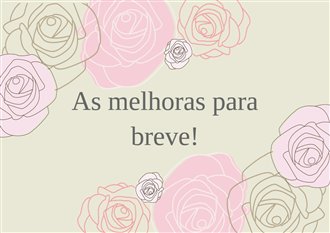 Melhoras com flores