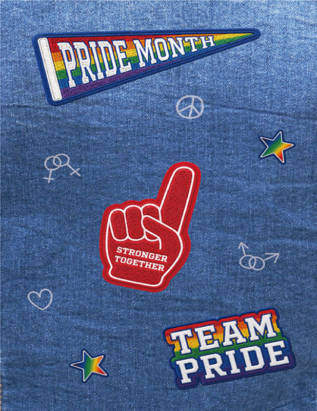 Free Printable Card & Invitation Template - Team Pride | Brother Creative Center