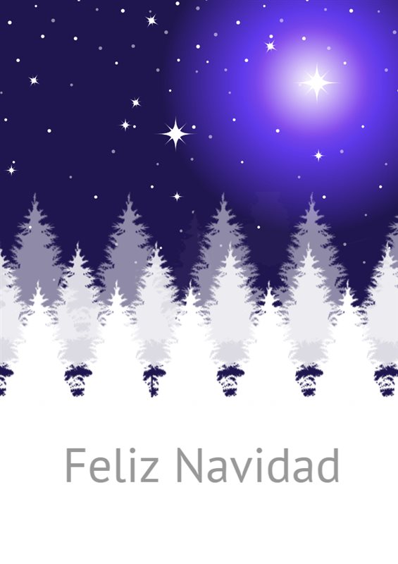 Azul Navideño