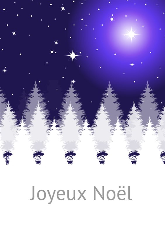 Noël bleu