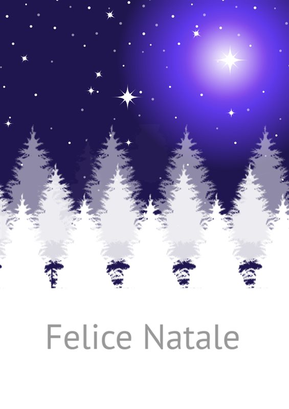 natale in blu