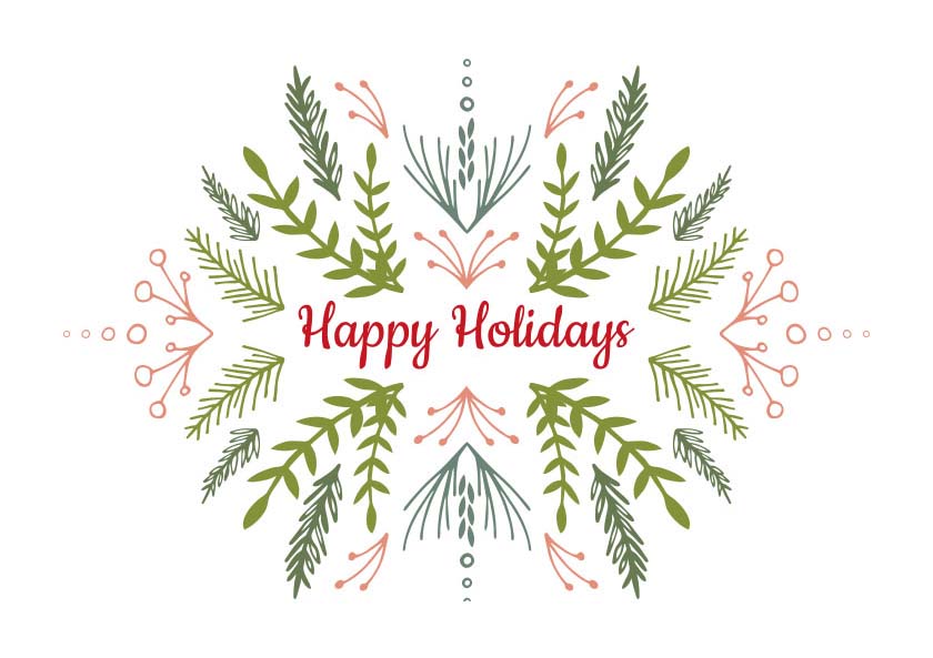 Pretty Holiday Card