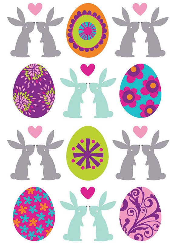 Easter Bunnies and Eggs