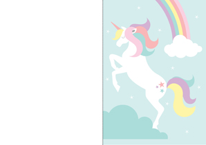 Free Printable Unicorn Rainbow Creative Center