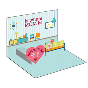 Tarjetas e invitaciones imprimibles gratis - El hogar es donde está mamá | Brother Creative Center