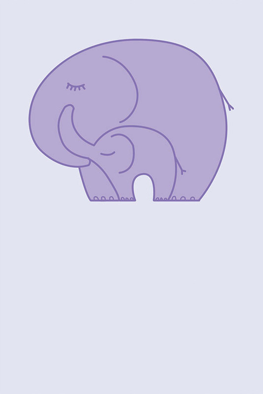 Muttertag Elefant