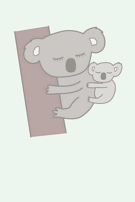 Mom & Baby Koalas