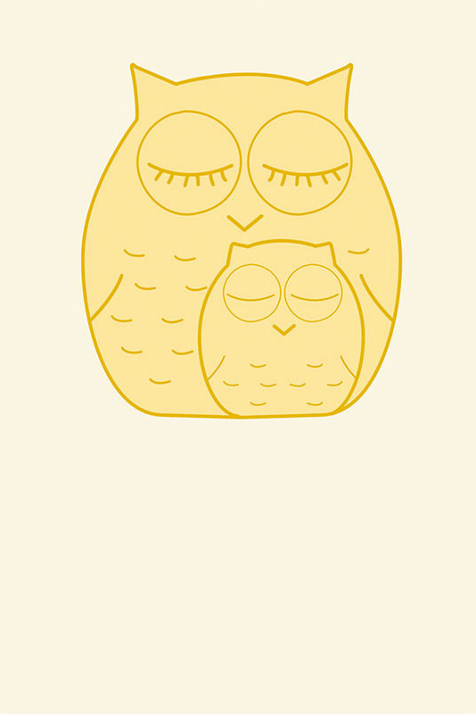 Mum & Baby Owls