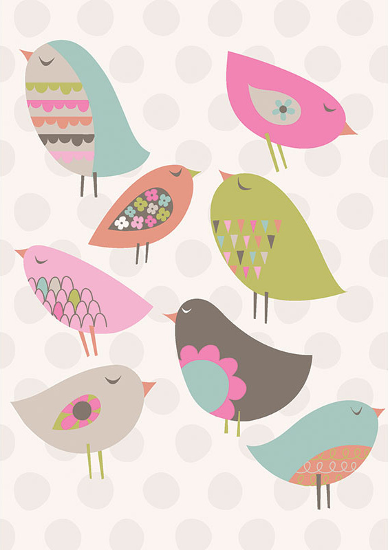 Pastel Birds