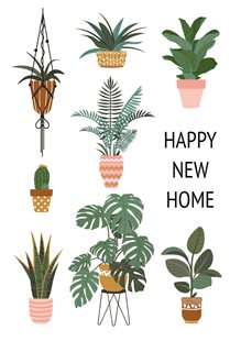 Printable Card & Invitation for Free - Happy new home | Brother Creative Center
