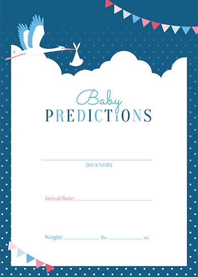 Baby Prediction Card