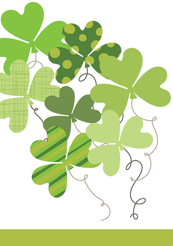 Free Printable Lucky Shamrock Card 1 Creative Center
