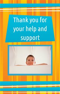 Free Printable Thanks For Your Support Creative Center