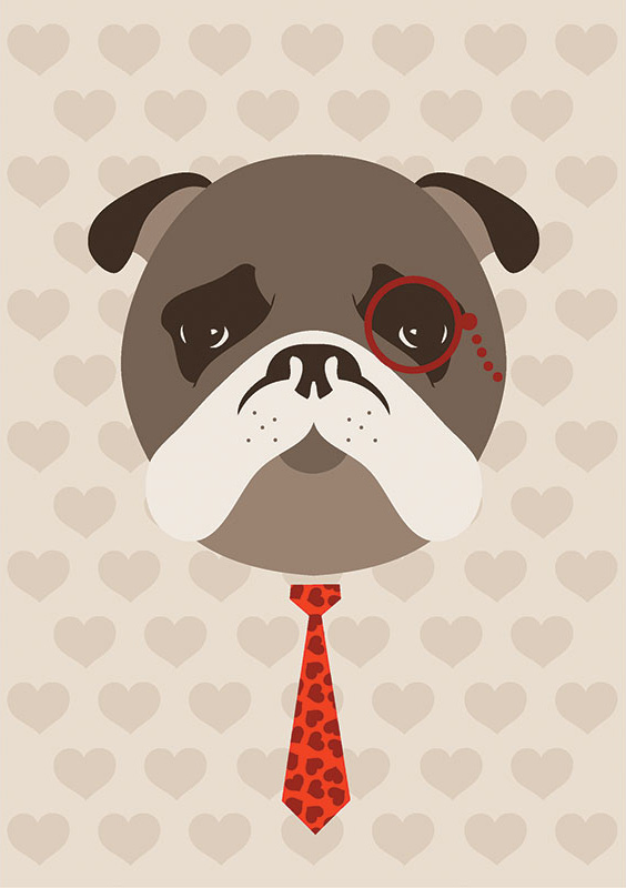 Carte saint valentin animal 4