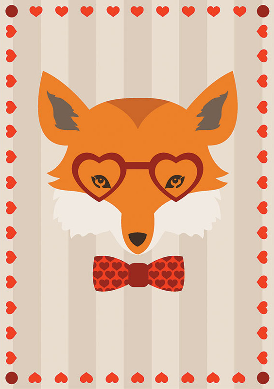 Carte saint valentin animal 3