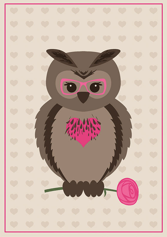 Carte saint valentin animal 8