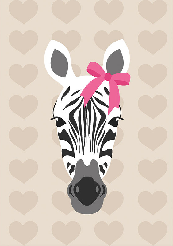 Valentine's Zebra
