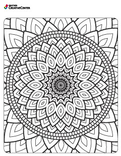 Free Printable Pattern Coloring Pages for Adults * Moms and Crafters