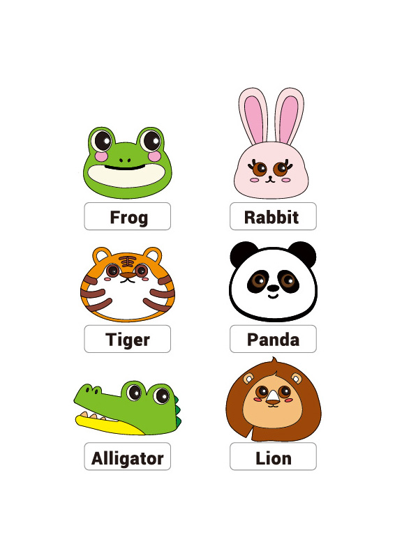 可打印的免费填色页模板 - 小动物涂色卡 | Brother Creative Center