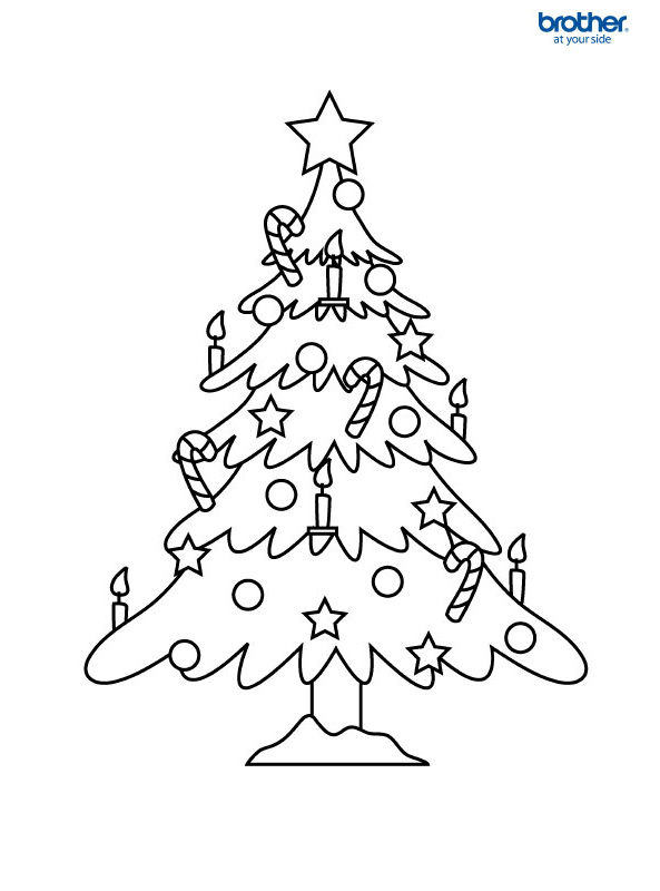 Download Free Printable Christmas Colouring 1 | Creative Center