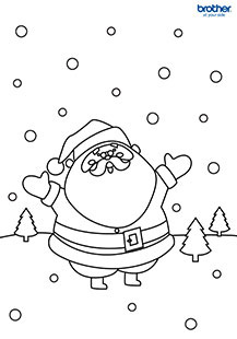 Free Printable Christmas Colouring 1 | Creative Center