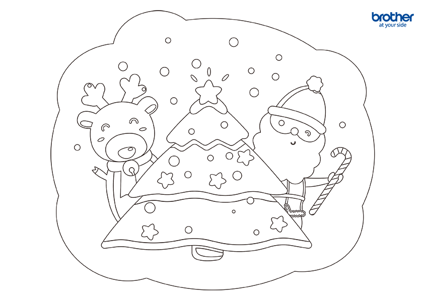 christmas cartoon character coloring pages