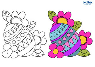 Easter Colouring 10
