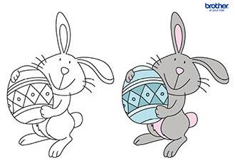 Easter Colouring 9