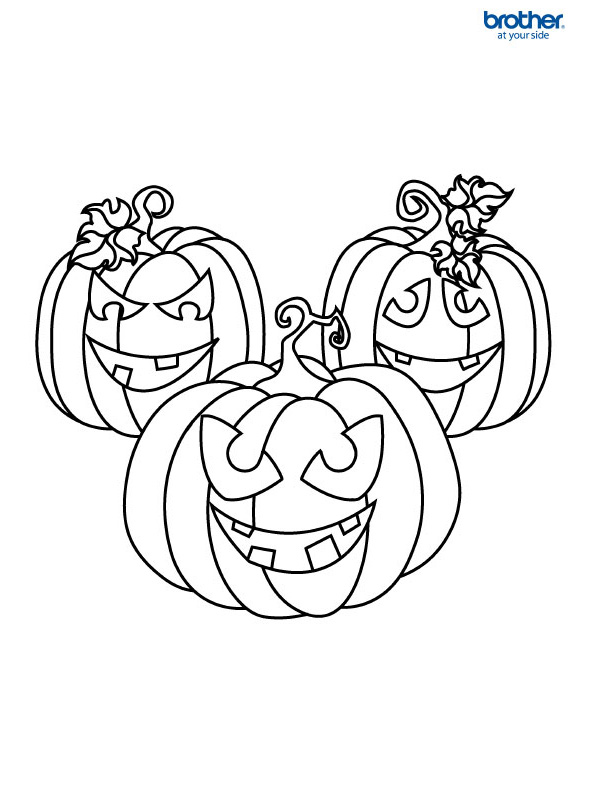 Desenho de Halloween Jack-o'-Lantern para colorir