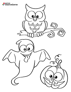 Spooky Halloween Coloring