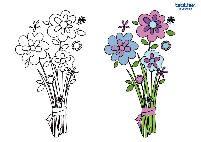 Free Printable Mother's Day Colouring 6 | Creative Center