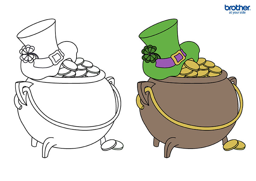 Pot of Gold Colouring