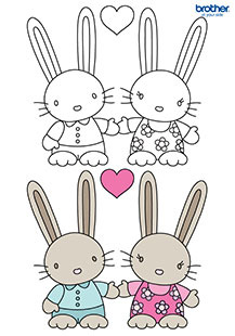 Printable Colouring Page for Free - Valentine Colouring 10