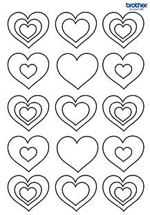 Printable Colouring Page for Free - Valentine Colouring 4