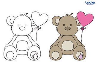 Printable Colouring Page for Free - Valentine Colouring 7