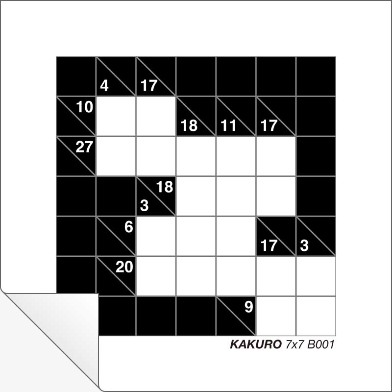Kakuro 7x7 B001