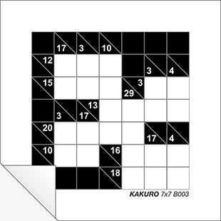 Kakuro 7x7 B003