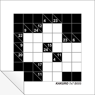 Kakuro 7x7 B005
