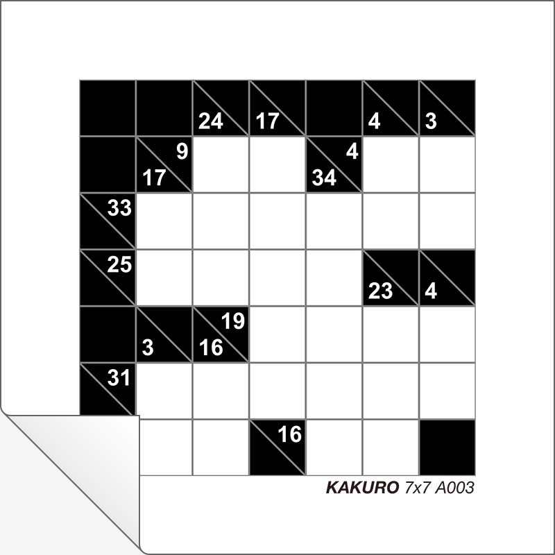 Kakuro 7x7 A003