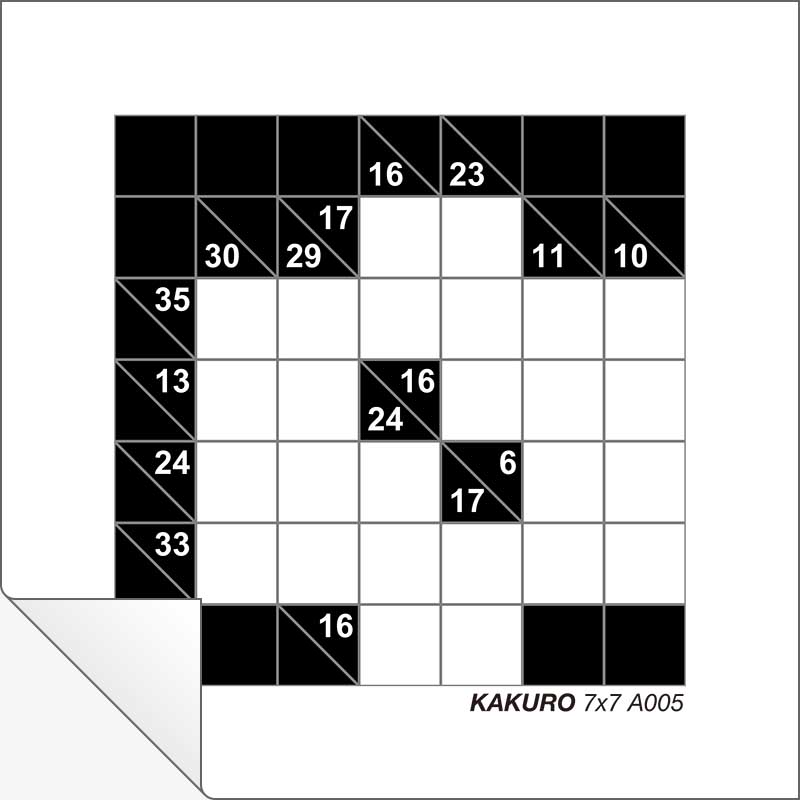 Kakuro 7x7 A005